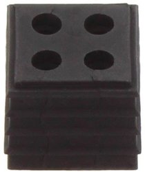 Element uszczelniający CONTA-CLIP KDS-DE 4X5 BK 28672.4, (D x S x W) 20.3 x 20.3 x 17.7 mm, termoplastyczny elastomer, 10 szt.