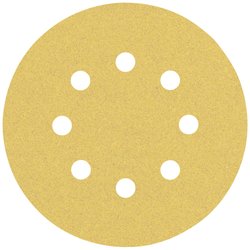 Papier ścierny EXPERT C470 z 8 otworami do szlifierek mimośrodowych, 125 mm, G 100, 5 części. Papier ścierny ekscentryczny Bosch Accessories EXPERT C470 2608900806 5 szt.