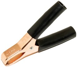 Miniaturowy zacisk do baterii Mueller Electric BU-46A-0 BU-46A-0 Maksymalny zakres zacisku: 29 mm Długość: 74 mm miedziany, czarny 1 szt.