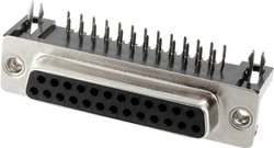 Listwa żeńska D-Sub Connfly DS1037-25FNBKT7-0CC, rzędy: 2, styki: 25, 1 szt.