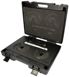 Uniwersalny zestaw docisków teleskopowych do sprężyn wewnętrznych, 9 szt KS Tools 500.8755