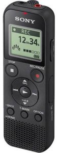 Dyktafon cyfrowy Sony ICD-PX370 ICDPX370.CE7, 4 GB, Czas nagrywania (maks.): 159 h