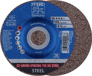 Tarcza szlifierska PFERD CC-GRIND-STRONG 115 SG STEEL 64181115 10 szt.