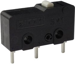 Mikroprzełącznik Zippy SM1-N6S-00P0-Z SM1-N6S-00P0-Z, 1 zestyk przełączny, 1 x wł/(wł), 250 V/AC, 6 A, 1 szt.