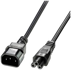 Kabel LINDY 30341 [1x złącze męskie IEC - 1x złącze męskie IEC] 2 m