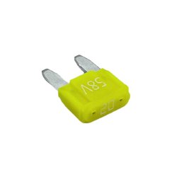 Bezpiecznik nożowy Mini Hansor ASP-M20, 58 V, 20 A, 1 szt.