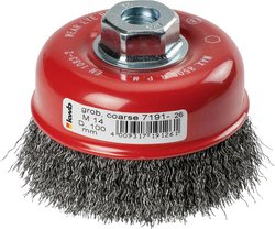 kwb Szczotki garnkowe AGGRESSO-FLEX®, karbowany drut stalowy HSS do szlifierek kątowych  719126 1 szt.