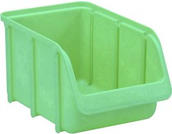 Skrzynka magazynowa Hünersdorff 673400 (S x W x G) 240 x 145 x 125 mm zielony 1 szt.