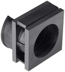 Pojedyncza wylewka HellermannTyton VP-L_32-33_Ins-sgl-PL-BK 440-00040, (D x S x W) 32 x 42.20 x 20 mm, TPE, 1 szt.