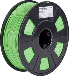 Filament do drukarek 3D PLA Renkforce RF-4511198, Średnica filamentu: 1.75 mm, 1000 g, zielony