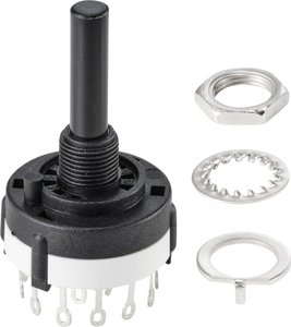 Przełącznik obrotowy TRU COMPONENTS TC-9415604, 250 V, 150 mA, 12 x 30 °, 1 szt.