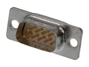 Złącze męskie D-Sub Molex MOL Power & Signal Sol. 1727040075, rzędy: 2, styki: 9, 1 szt.