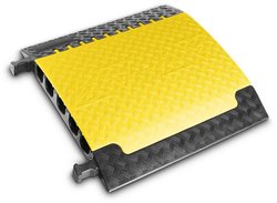 Mostek kablowy DEFENDER by Adam Hall 85500, (D x S x W) 700 x 696 x 87 mm, czarny, żółty, 1 szt.