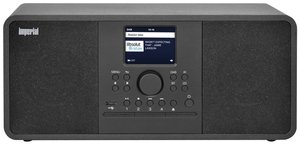Hybrydowe radio stereo z dostępem do Internetu, DAB+, radia FM, z odtwarzaczem CD, rozbudowanym portalem streamingowym i Bluetooth 5.0 Radio internetowe z odtwarzaczem CD Imperial DABMAN i205 CD Internet, DAB+, UKW  czarny