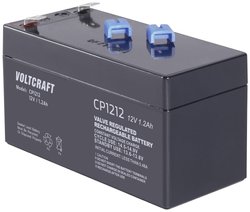 Akumulator ołowiowy VOLTCRAFT CE12V/1,2Ah VC-12713955, AGM, 12 V, 1.2 Ah