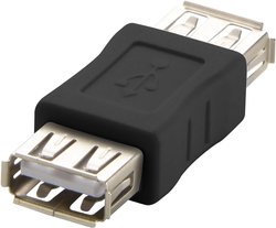 Przejściówka, adapter USB Renkforce rf-usba-04 RF-4032114, [1x złącze żeńskie USB-A 2.0 - 1x złącze żeńskie USB-A 2.0]