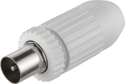 Gniazdo typu N BKL Electronic UG-58A, gwintowana nakrętka, mocowanie kołnierzowe