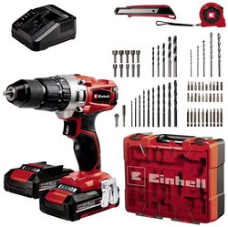 Einhell Power X-Change TE-CD 18/2 Li-i +64 (2x2,0 Ah)  2-biegowa-Wkrętarka udarowa akumulatorowa  zaw. 2 akumulatory