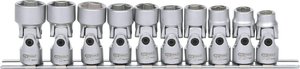 Zestaw nasadek sześciokątnych przegubowych 3/8&quot,, 10 szt. 10-19 mm Zestaw kluczy nasadowych KS Tools 917.3940 917.3940