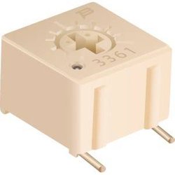 Potencjometr cermetalowy, 100kΩ, 0,5W, SMD, górny, 3361P-1-104GLF Bourns 3361P-1-104GLF  100 kΩ SMD  1 szt.