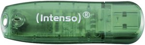 Pendrive USB 2.0 Intenso Rainbow Line, 8 GB, zielony, 28 MB/s / 6,5 MB/s
