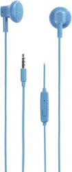 VIVANCO BUDZ, słuchawki douszne stereo z funkcją telefonu, niebieskie Słuchawki In Ear Vivanco BUDZ BLUE 38927 niebieski