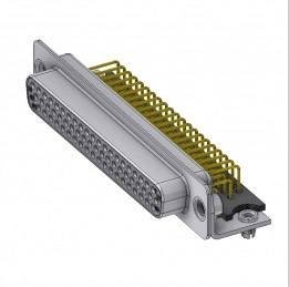 Złącze żeńskie D-Sub Deltron Connectors HD-D 62 SYC2 M47H UN, rzędy: 3, styki: 62, 90 °, 1 szt.