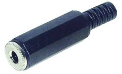 Złącze męskie jack 3,5 mm TRU COMPONENTS 1559797, CuZn, niklowany, złącze, proste, 1 szt.