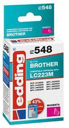 Edding Tusz Zamiennik Brother LC-223M Magenta  atrament Edding EDD-548 18-548, 1 szt.