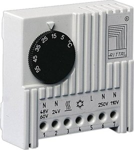 Regulator temperatury wnętrz obudowy switcha (kontrola 2-punktowa) Regulator temperatury wnętrz szaf RACK (kontrola 2-punktowa)