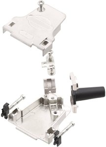 Obudowa złącza D-SUB encitech D45ZF15-RGL+M3-K 7960-5208-12, odlew cynkowy, 45 °, 1 szt.