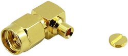 Złącze SMA Conrad Components 50 Ω  złącze męskie kątowe 1 szt.
