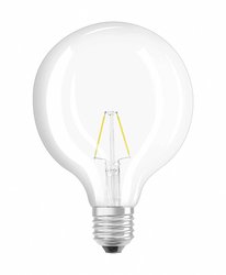 E-27  LED  2.5 W = 25 W  ciepła biel  Kształt owalny  filament Żarówka LED OSRAM 4052899962064 E-27 2.5 W = 25 W 250 lm ciepła biel 1 szt.