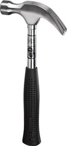 Młotek pazurowy, trzonek z rurki stalowej, 450 g Młotek kwb  446026     1 szt.