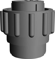 Obudowa pinowa CPC z nakrętką narzutową TE Connectivity 206708-1, 1 szt.