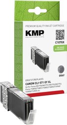 KMP Tusz Zamiennik Canon CLI-571GY XL Szary  atrament KMP C107GX 1569,0041, 1 szt.