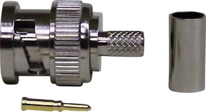 Złącze BNC TRU COMPONENTS  735205 złącze męskie proste 50 Ω 1 szt.