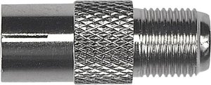 Gniazdo IEC/gniazdo F Adapter Coax F  Axing CFA 2-00 CFA 2-00