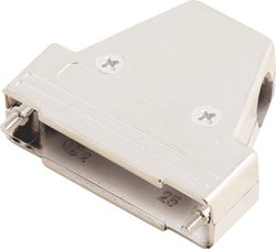 Obudowa złącza D-SUB Ilość styków: 25 tworzywo sztuczne, metalizowane 180 °, 45 °, 45 ° srebrny MH Connectors MHTRI-M-25-K 1 szt.