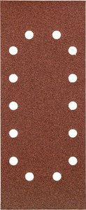 Taśmy szlifierskie kwb 8187-88, drewno i metal, 115 x 280 mm, perforowane Papier ścierny kwb  818788 280 mm 30 szt.
