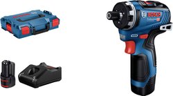 Wkrętarka akumulatorowa Bosch Professional GSR 12V-35 HX: 2 x akumulator GBA 12V 3.0Ah, ładowarka do szybkiego ładowania, L-BOXX Wiertarka akumulatorowa Bosch Professional 06019J9100 12 V 3.0 Ah