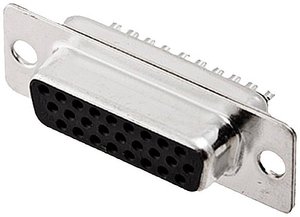 Listwa żeńska D-Sub encitech HDS-26-F-T-B-S 2101-0300-12, rzędy: 3, styki: 26, 180 °, 1 szt.