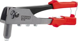 Szczypce do nitów zrywalnych Novus N 10 zestaw nitów zrywalnych aluminiowych typu A2,4, A3, A4, A5 Nitownica do nitów ślepych Novus 105099900 1 szt.