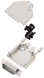 Zestaw listew męskich D-Sub encitech DTZK15-DBP-W-K 6355-8002-02, rzędy: 2, styki: 15, 180 °, 1 szt.