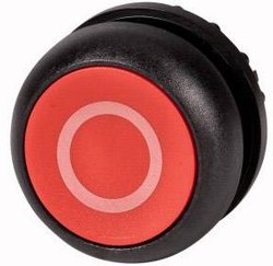 Przycisk Eaton M22S-D-R-X0 pierścień przedni z tworzywa sztucznego    1 szt.
