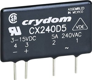 Przekaźnik SSR Crydom TC-GSR-1-25DD 5 A 530 V/AC Przełączanie natychmiastowe 1 szt.