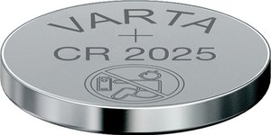 Bateria guzikowa, litowa Varta CR 2025, 3V, 170 mAh