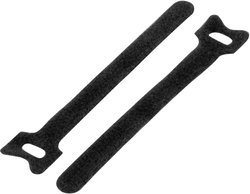 Opaska kablowa na rzepy TRU COMPONENTS TC-MGT-150MBK203 1593229, (D x S) 150 mm x 10 mm, 1 szt.