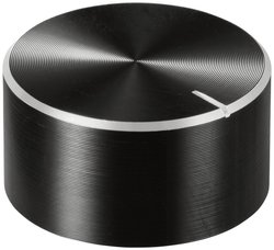 Pokrętło TRU COMPONENTS TC-11696480, z nakładką ze znacznikiem, (Ø x W) 25 mm x 13 mm, 1 szt.