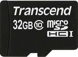 Karta pamięci microSDHC Transcend Premium, 32 GB, Class 10